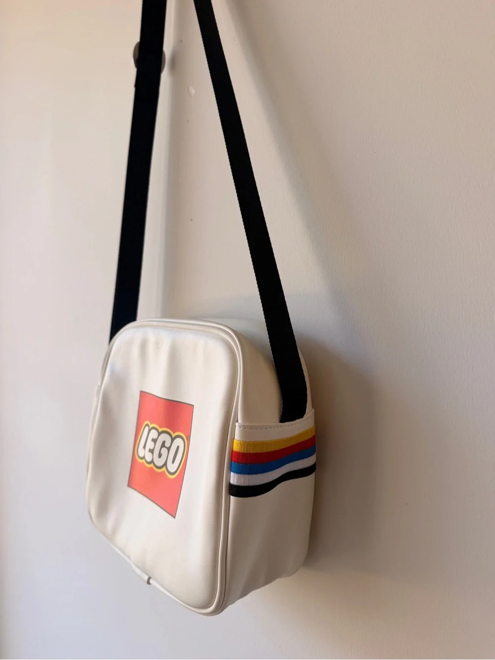 Lego Retro Vehicles Crossbody Bag Set 330 Rare White Unisex Messenger Bag
